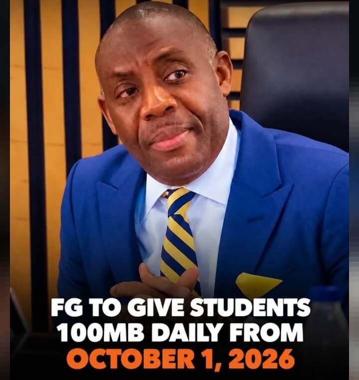 FG Announces 100MB Free Data Daily for Students From Oct 1