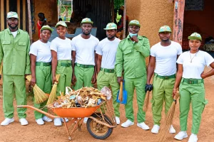 The Best CDS We Ever Had: Corps Members Clean Up Community Market Square in Mombol