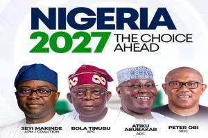 Top 5 Political Parties And Their Presidential Candidates For Nigeria's 2027 Election