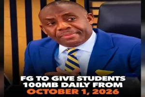 FG Announces 100MB Free Data Daily for Students From Oct 1